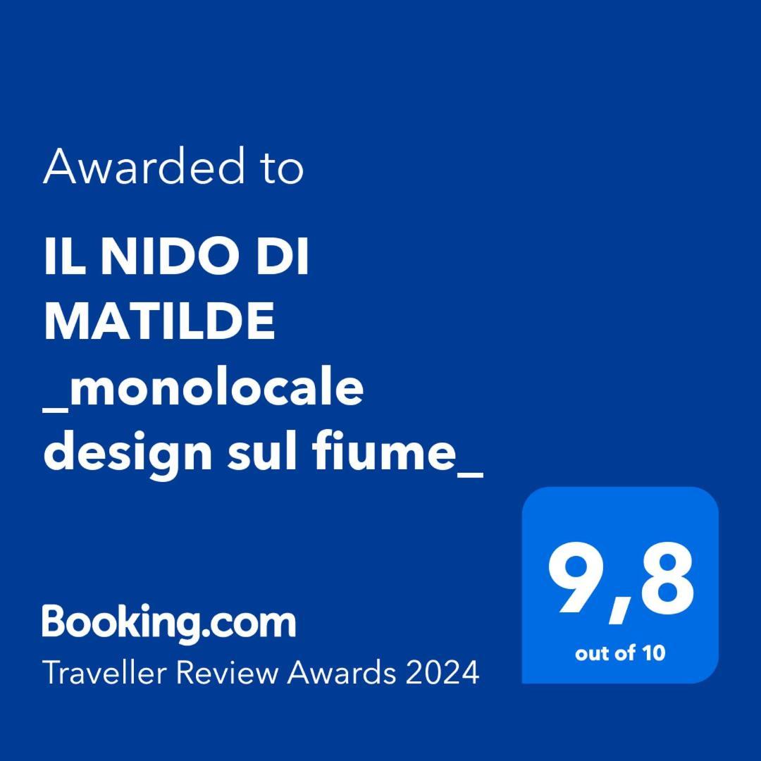Il Nido Di Matilde _Monolocale Design Sul Fiume_ Apartment Rossena Luaran gambar